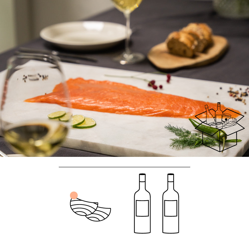 3. Zalm & wijn