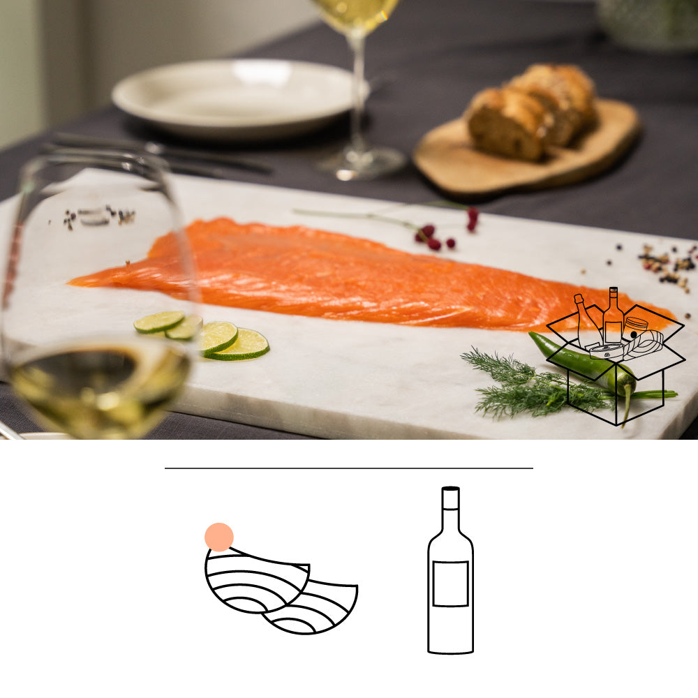 3. Zalm & wijn