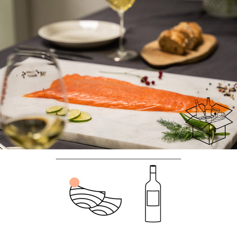 Zalm & wijn